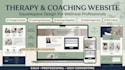 create squarespace therapy and coaching website design