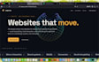 design a premium animated website experience with motion and 3d