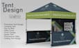design custom canopy tent, table cover and feather flag