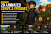 do 2d animated series, anime shows, 2d cartoon animation, cartoon episodes