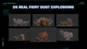 create realistic dust explosion simulations and professional vfx compositing