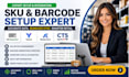 setup sku and barcode apps ms  easyscan yanet retail airo retail cts syncx rf