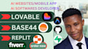 vibe code fully functional base44, v0,replit mvp app web app