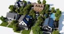 construct 3d master plan conceptual, site plan layout, hillside community design