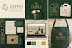 design mordern restaurant logo, cafe and restaurant menu full brand identity