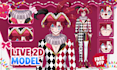 create a live2d vtuber anime model ready for vtube studio
