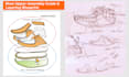 create shoe upper assembly guide and technical drawing