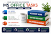 do professional ms word, excel and powerpoint formatting