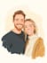 make couple portrait illustrations
