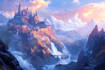 design amazing fantasy landscape