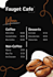 design a creative restaurant menu