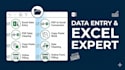 do data entry, excel typing, PDF to excel and CRM data entry