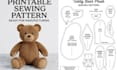 create custom plush sewing pattern, stuffed animal, oc character, plushie design