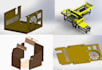 do 3d sheet metal enclosure car panel machine cover cad for cnc fabrication