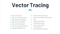 do manual vector tracing, redraw, recreate, vectorise  ai design