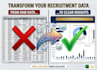 create a recruitment dashboard in excel and power bi