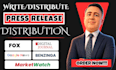 provide press release distribution with global business press distribution