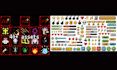 create custom pixel art ui, game hud, icons, frame, bars, and gui assets
