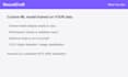 train a custom machine learning model on your dataset