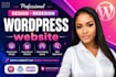 design wordpress website for ecommerce and business growth
