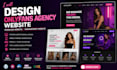 design onlyfans agency website, modeling website, management website