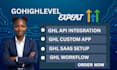 gohighlevel marketplace apps ghl api integration ghl custom app ghl webhook