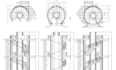 design custom stairs, handrails and glass railing with cad drawing and 3d render