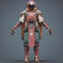 draw sci fi , cyberpunk , mocha, fantasy character design