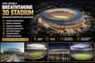 design a breathtaking 3d stadium with realistic architectural visualization