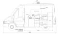 design van conversion layouts, elevations, interior drawing
