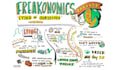 sketchnote, digital illustration visual summary, doodle infographic, visual note