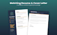 design a professional resume and cover letter