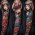 create a tattoo design of tattoo sleeve