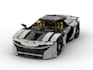 create a custom lego car 3d car model and 3d rendering