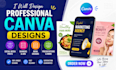 design professional social media posts using canva