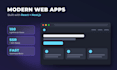 develop a fast react and nextjs website or web app