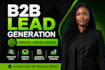 do b2b lead generation email list and lead building to targeted business