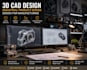do 3d cad design, industrial product design, mechanical design for manufacturing