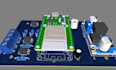 do esp32 pcb design, esp8266 iot pcb layout and gerber files for startups makers