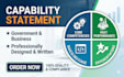 write and design your government and business capability statement