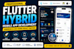 develop flutter hybrid mobile app for android ios using react native