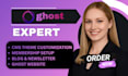 build ghost cms website setup ghost newsletter ghost theme ghost podcast