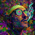 create psychedelic, cannabis, trippy, stoner in