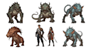 illustrate fantasy art creatures and characters