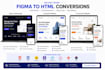 convert figma to responsive HTML CSS website