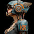 create science fiction, dystopian, cyberpunk illustration
