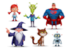design 2d cartoon character