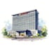 sketch architecture building with watercolor rendering