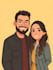 design couple portrait wedding portrait