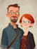 do couple portrait illustration